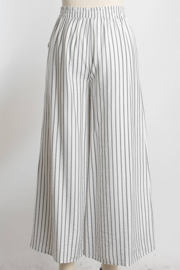 Rita Striped Wide Leg Pants