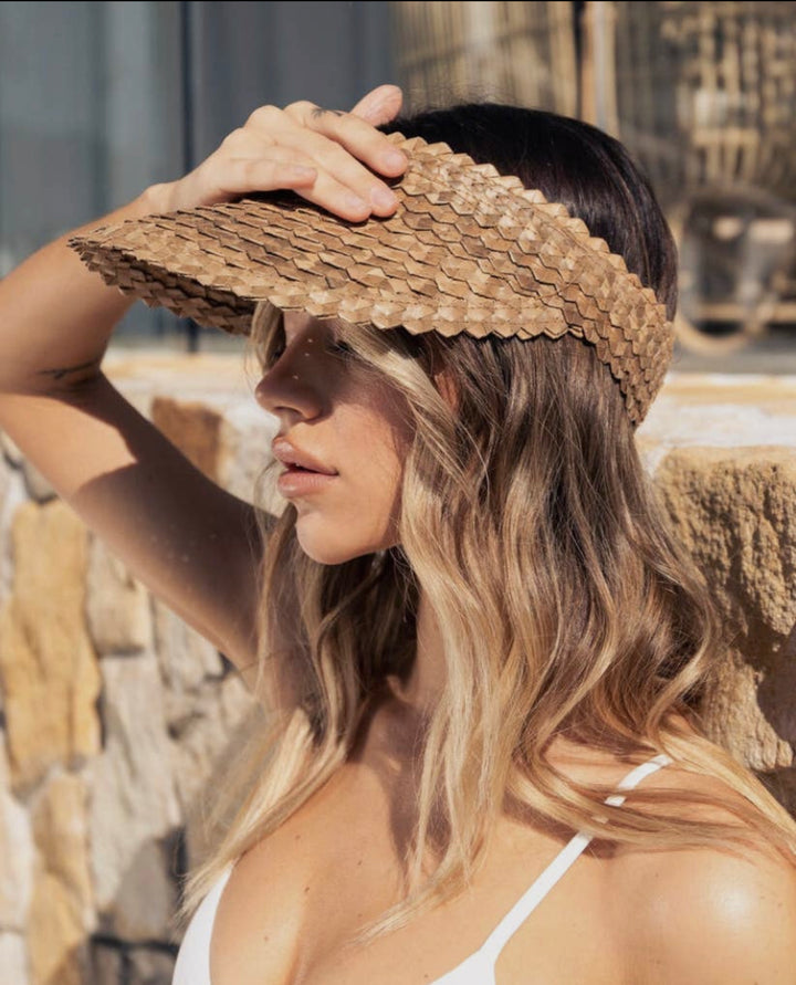 Summer Rattan Visor