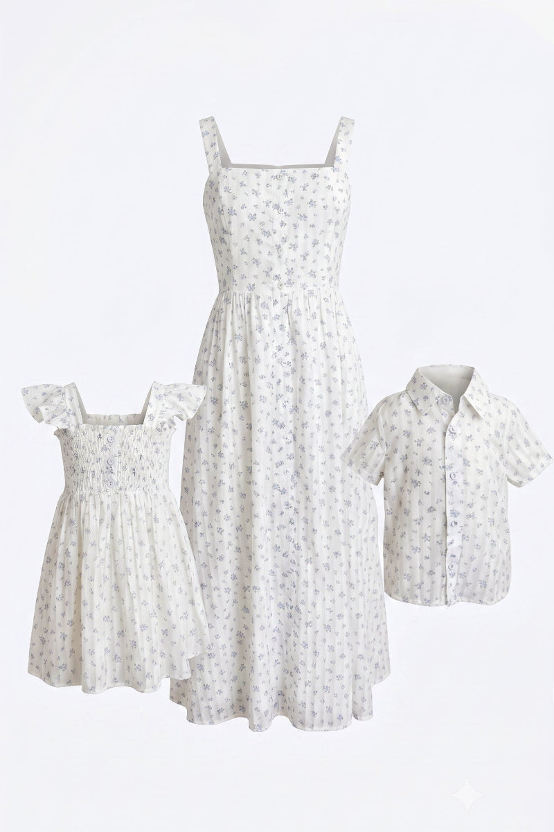 Girls Jamie Button Floral Dress