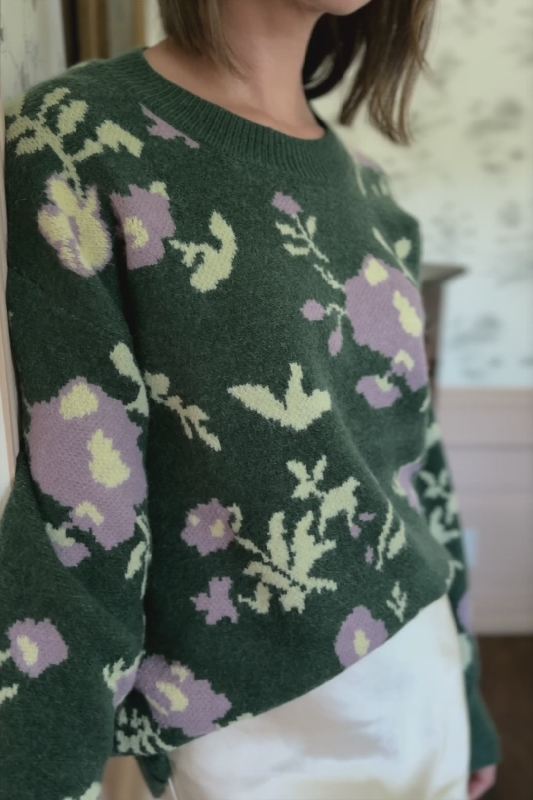 Juniper Floral Knit Sweater