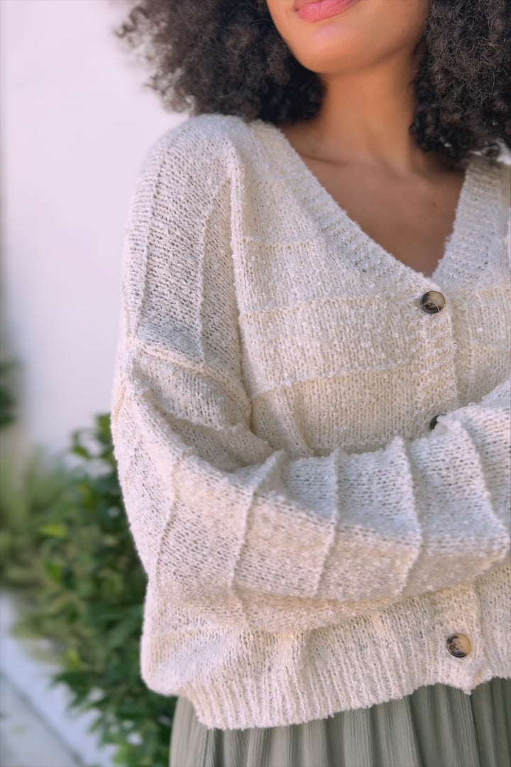 Bria Buttoned Knit Cardigan