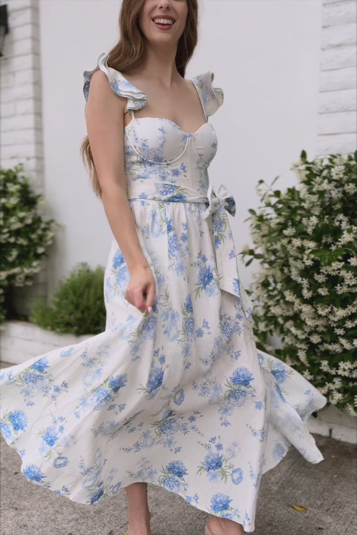 Alana Floral Corset Dress
