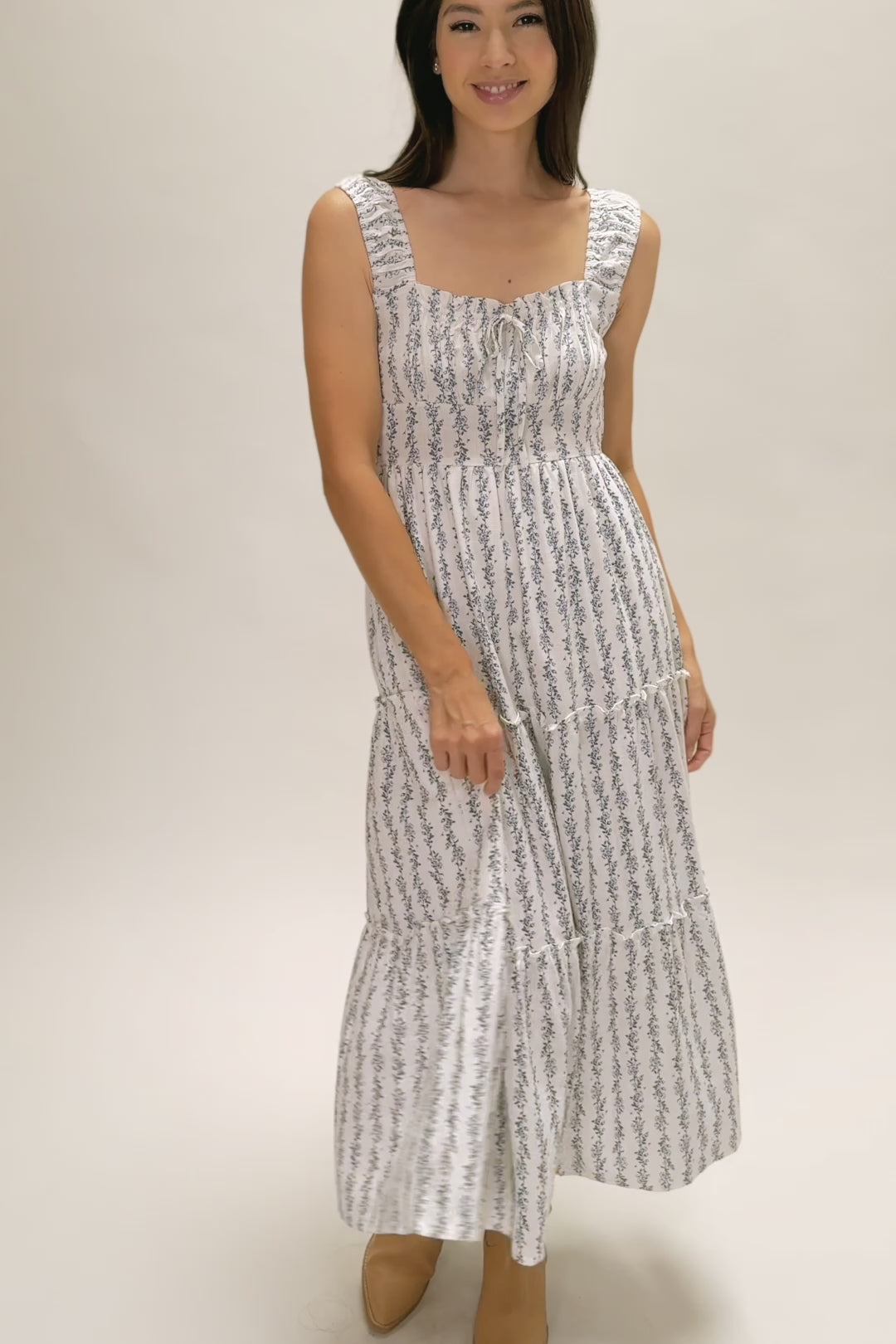 Rita Floral Midi Dress