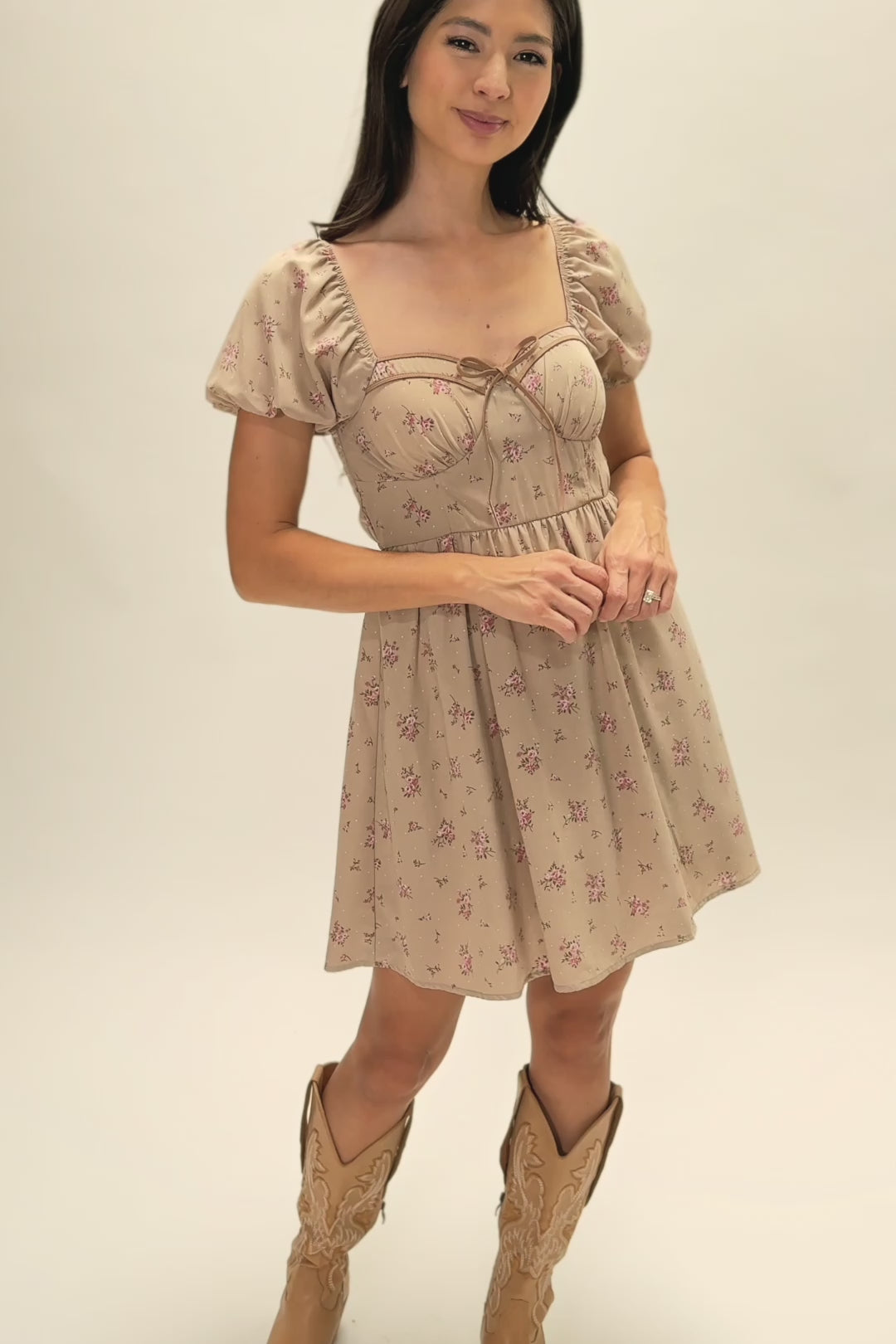 Michelle Sweetheart Mini Dress