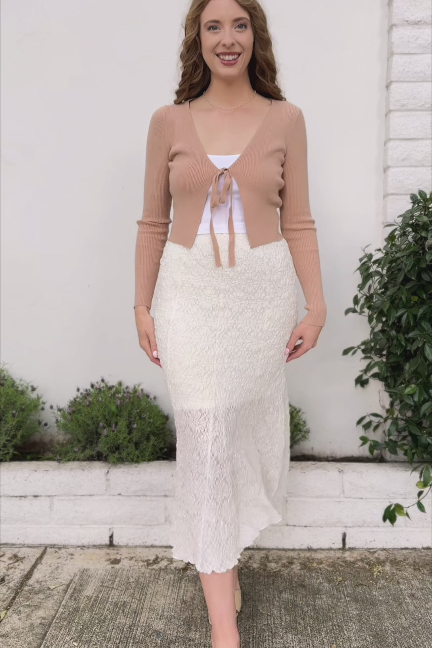 Taylor Textured Knit Skirt