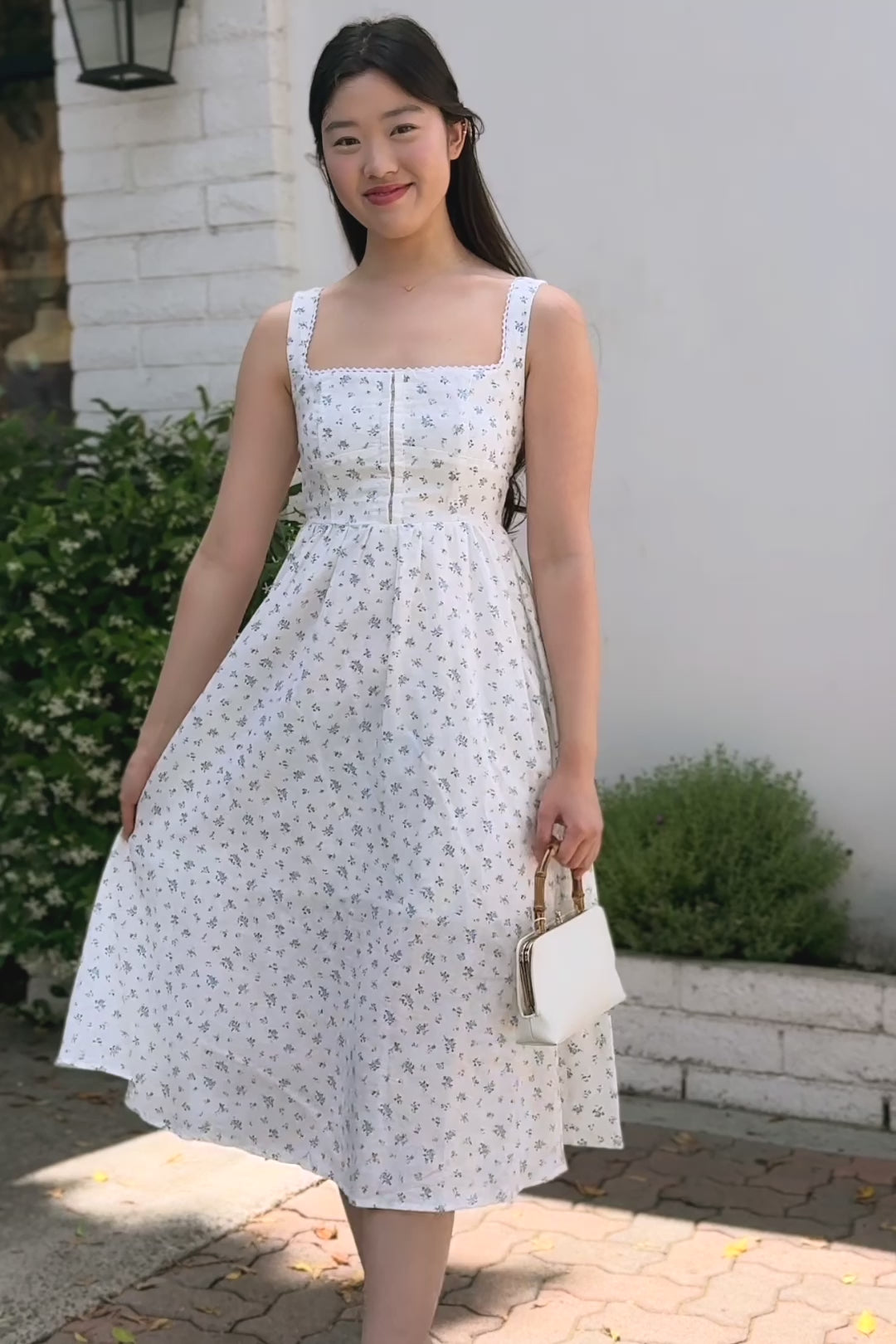 Emma Floral Midi Dress