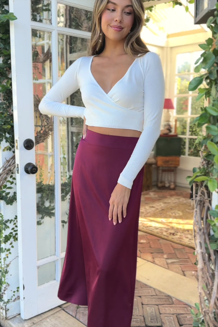 Yaritza Slip Midi Skirt