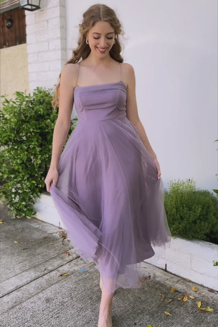 Kaitlyn Tulle Midi Dress