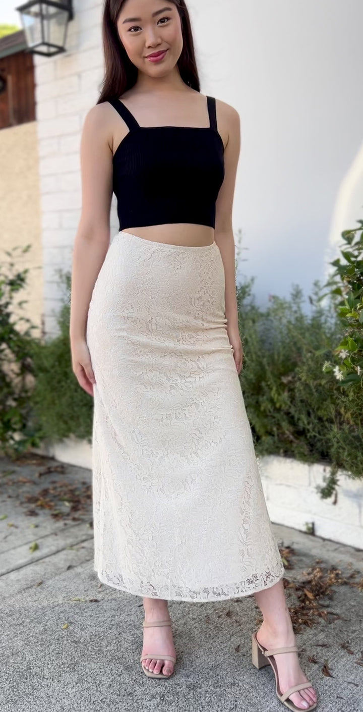 Grace Lace Maxi Skirt