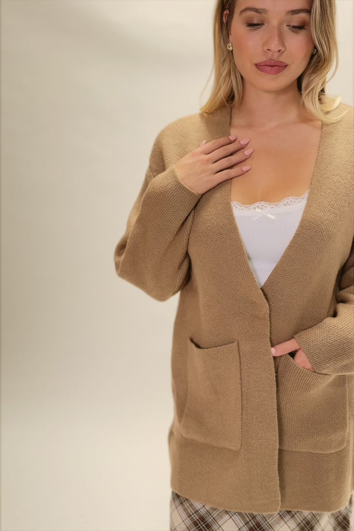 Christine Pocket Knit Cardigan