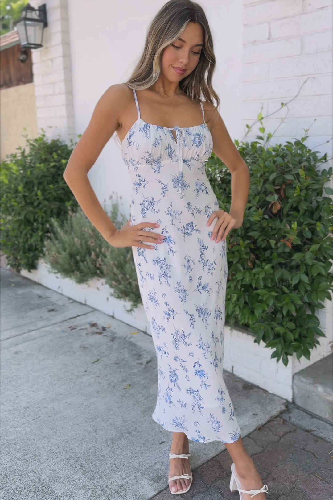 Amara Floral Midi Dress