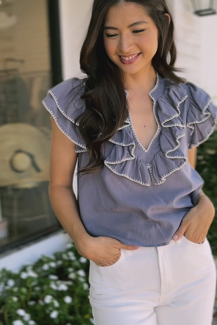 Betsy Ruffled Blouse