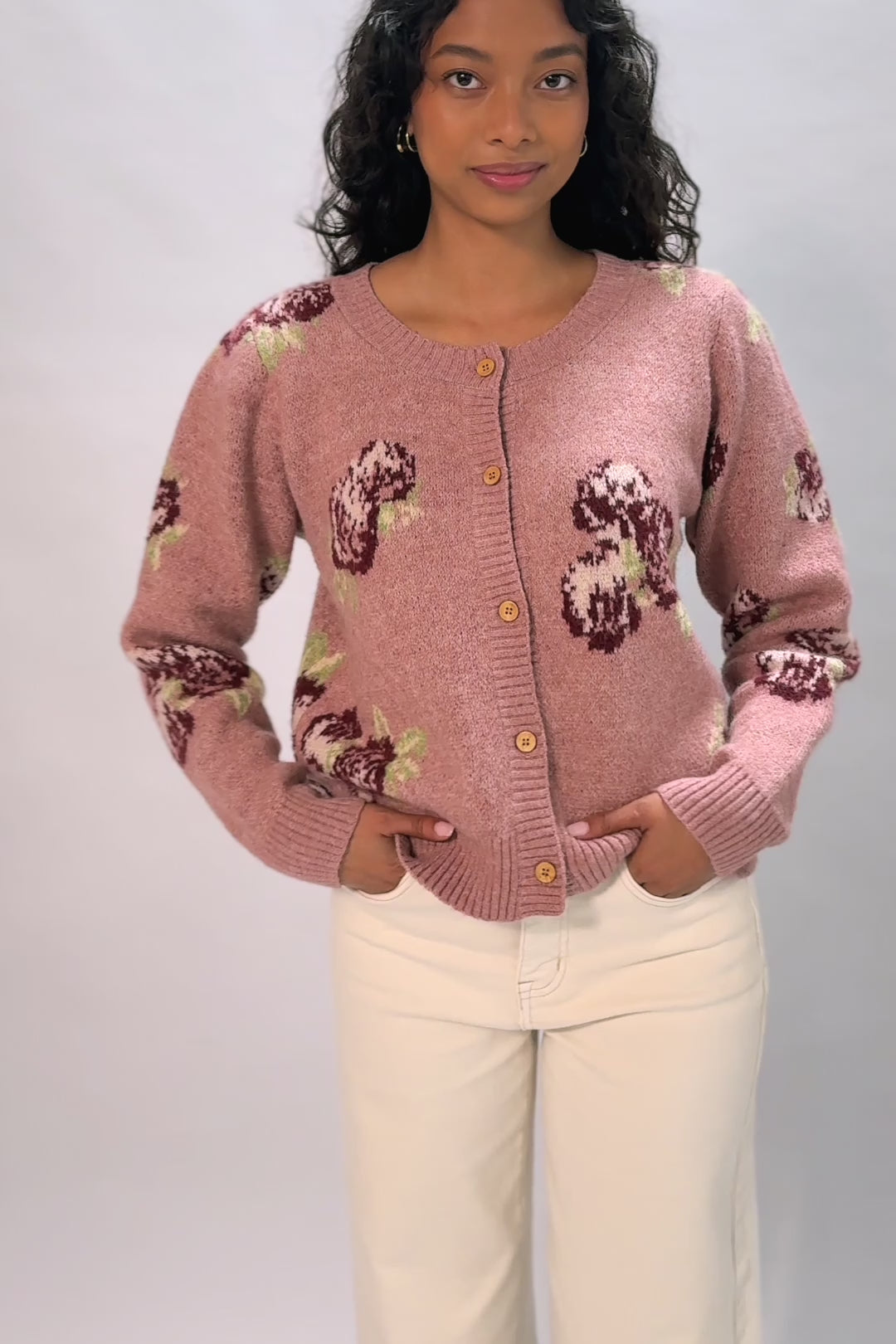 Brooke Buttoned Knit Cardigan