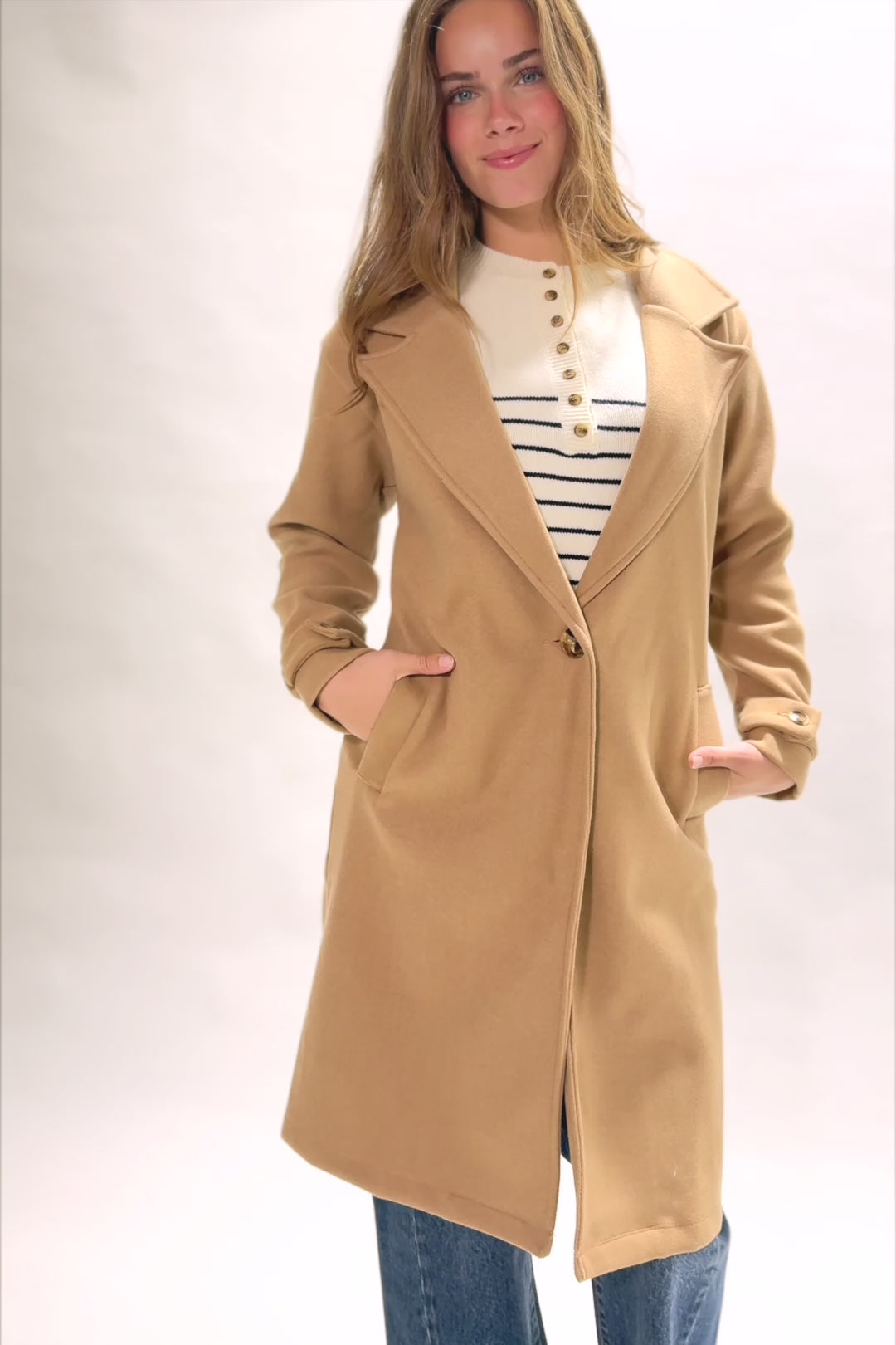 Marlow Notched Collared Coat
