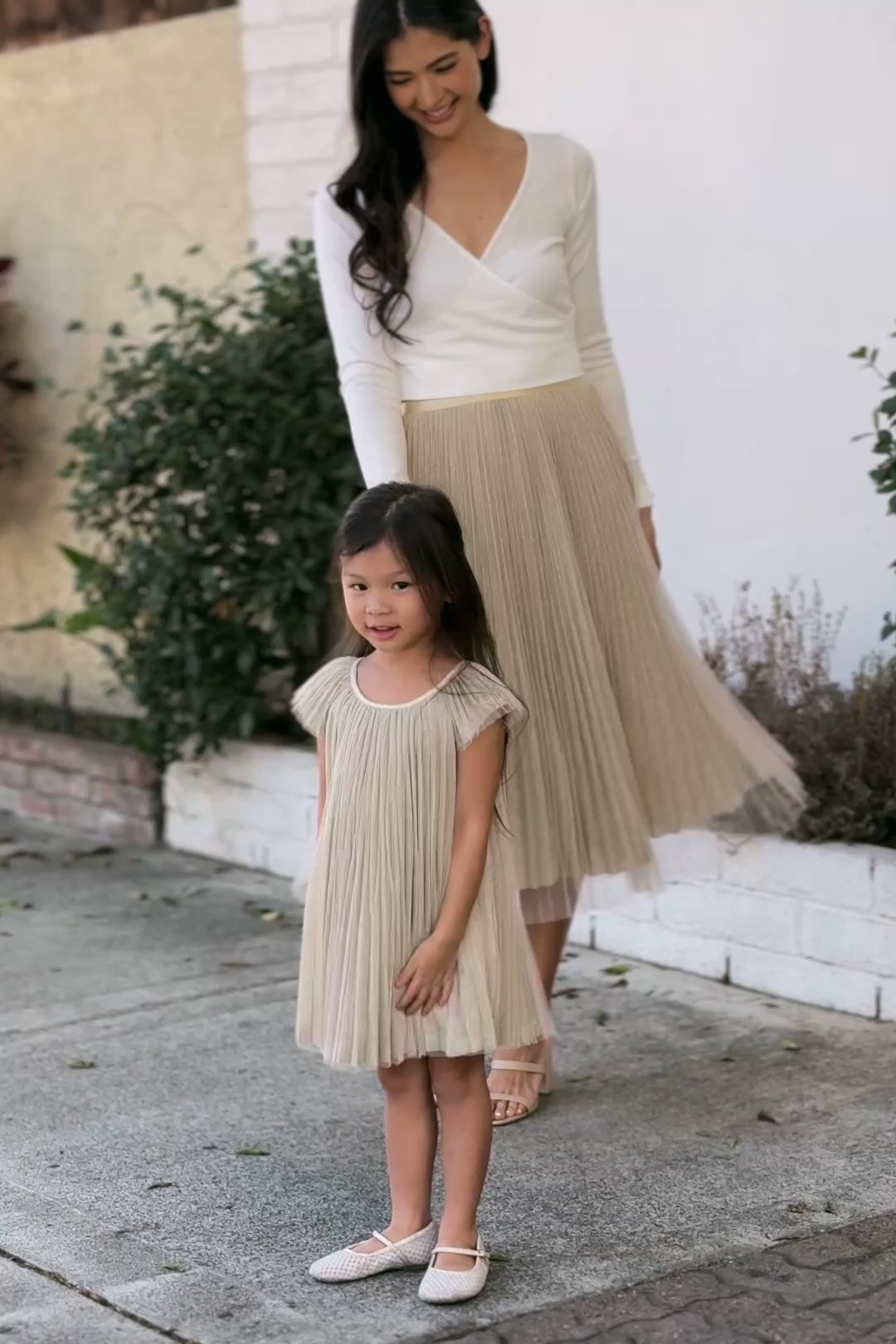 Girls Vienna Pleated Dress