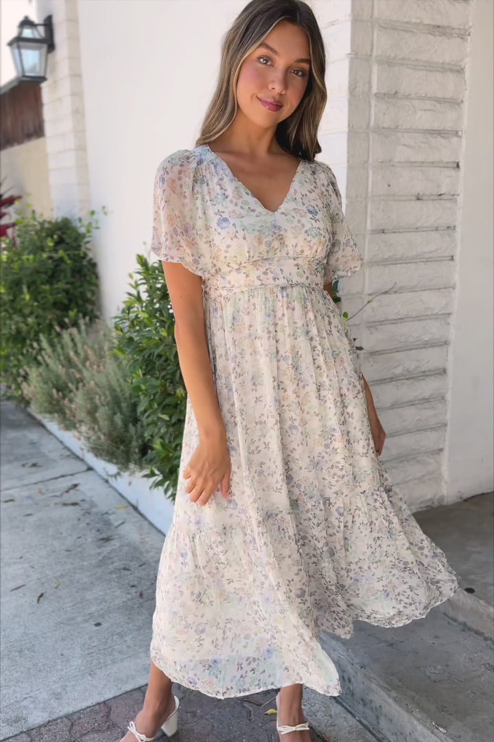 Kate Flutter Sleeve Dress