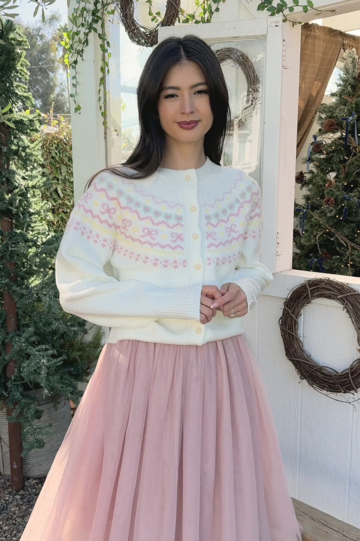 Brianna Buttoned Knit Cardigan