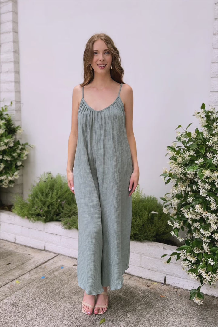 Finley Gauze Relaxed Jumpsuit