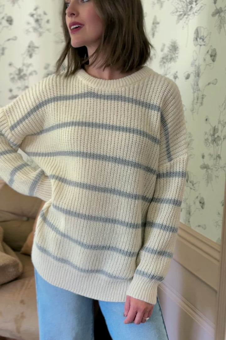 Phoebe Striped Knit Sweater