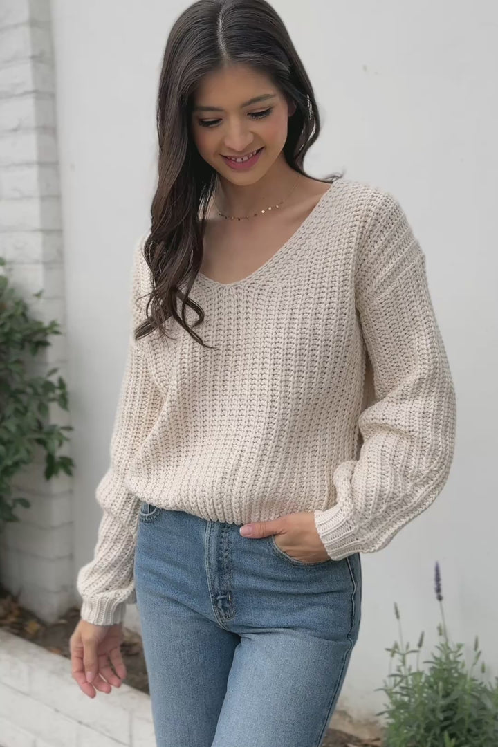 Maggie V-Neck Sweater