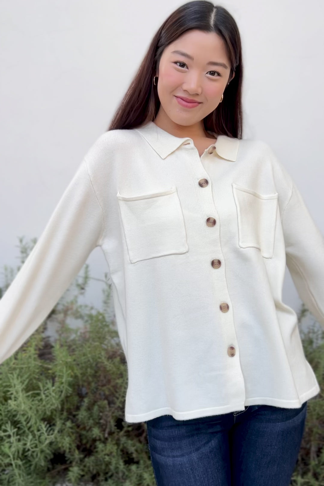 Penny Collared Buttoned Cardigan