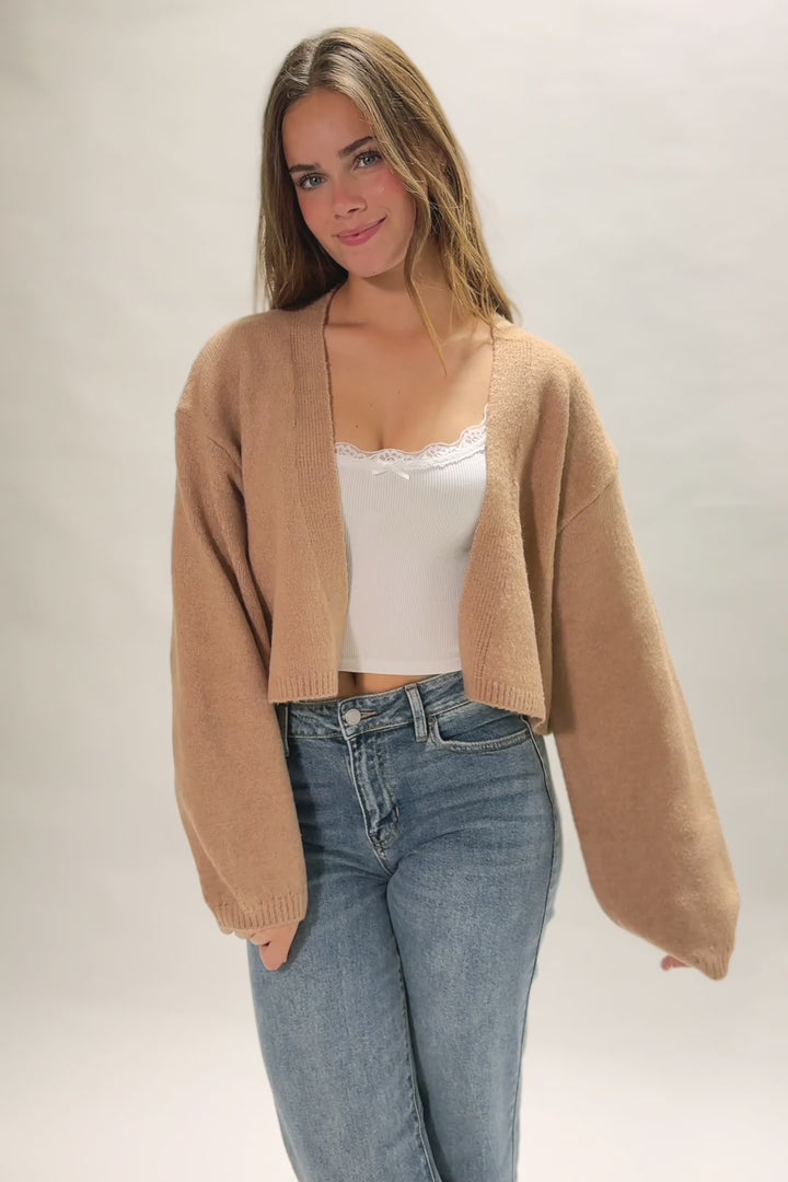 Pippa Open Front Cardigan