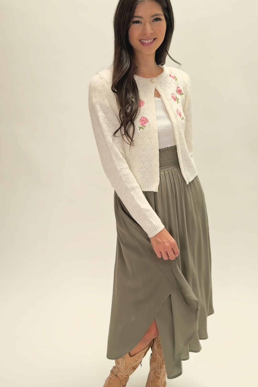 Melanie Floral Cardigan