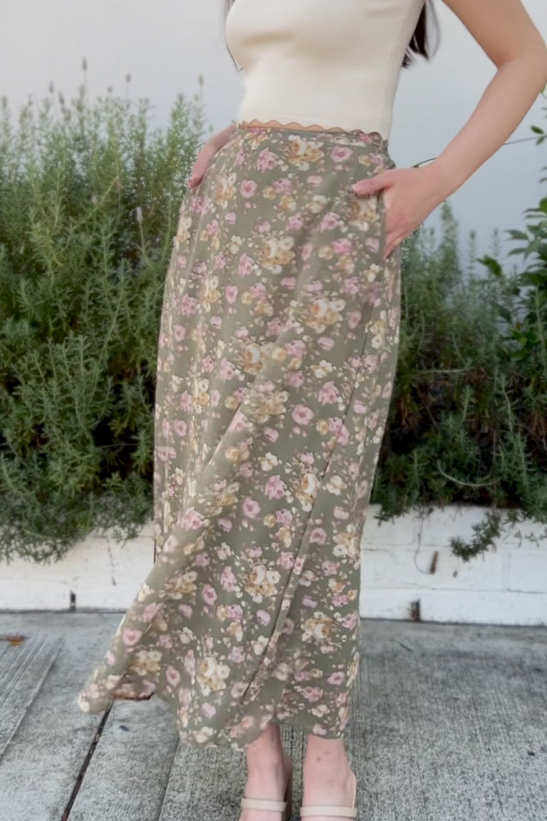 Helen Floral Maxi Skirt