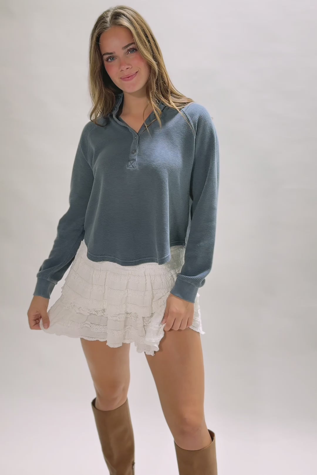 Brenna Mock Neck Long Sleeve