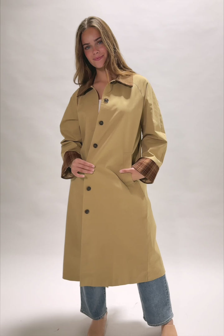 Ellis Corduroy Collar Coat