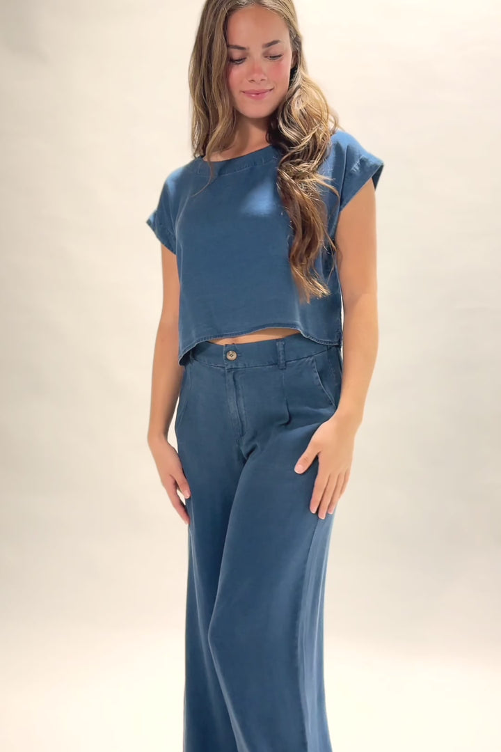 Gladys Boxy Crop Top