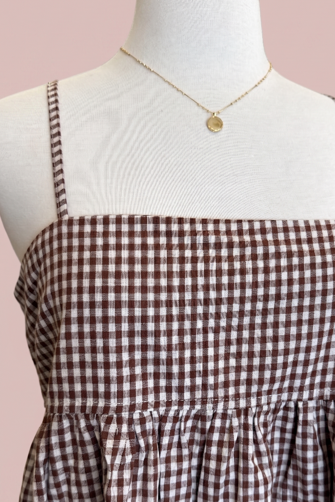 Tillie Gingham Midi Dress