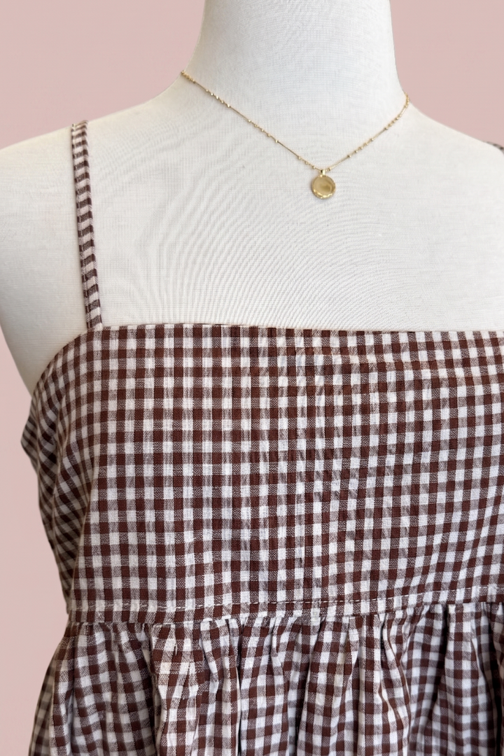 Tillie Gingham Midi Dress