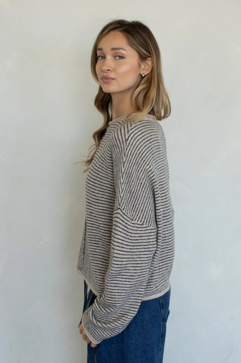 Tristen Buttoned Knit Cardigan