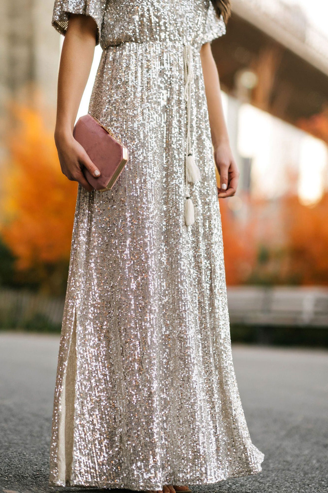 Silver Sequin Maxi Dress - Celia - Morning Lavender Online Boutique Silver Sequin Maxi Dress - Celia - Morning Lavender Online Boutique