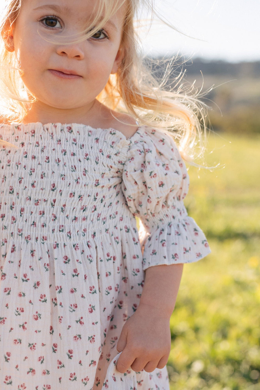 Mini Adalyn Smocked Dress Kids Clothing & Merci 