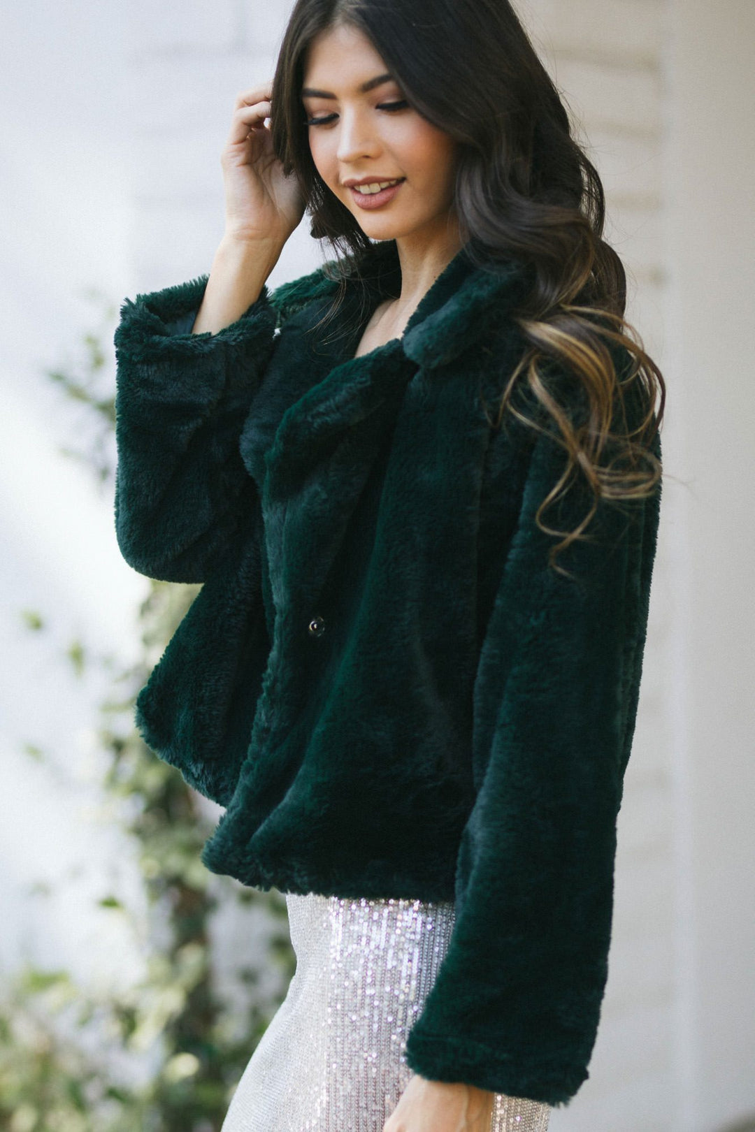 Evelyn Faux Fur Coat Outerwear LUSH 