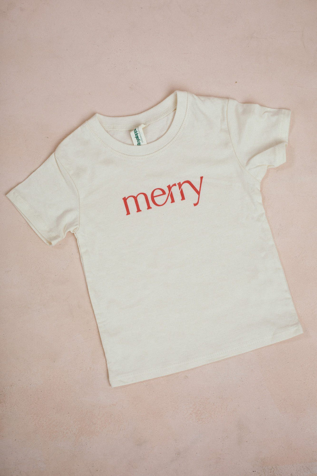 Merry Organic Kids T-Shirt Kids Clothing Gladfolk Red 18-24M 
