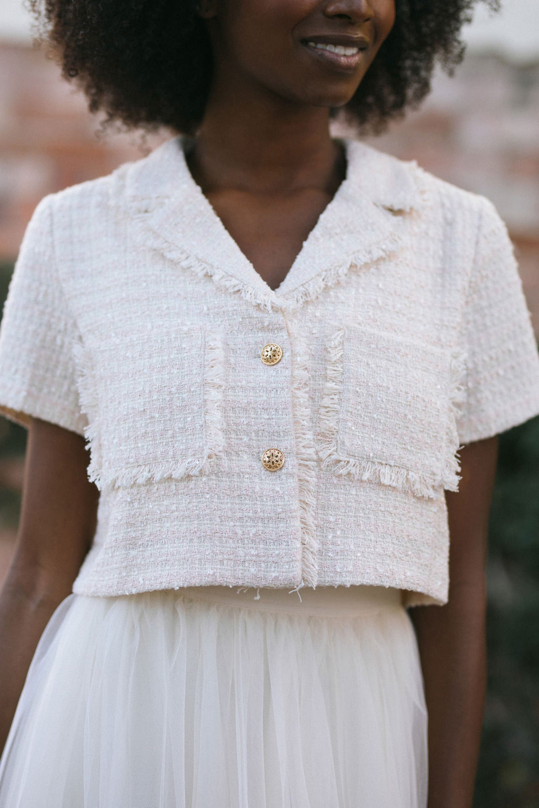 chanel white knit - Gem