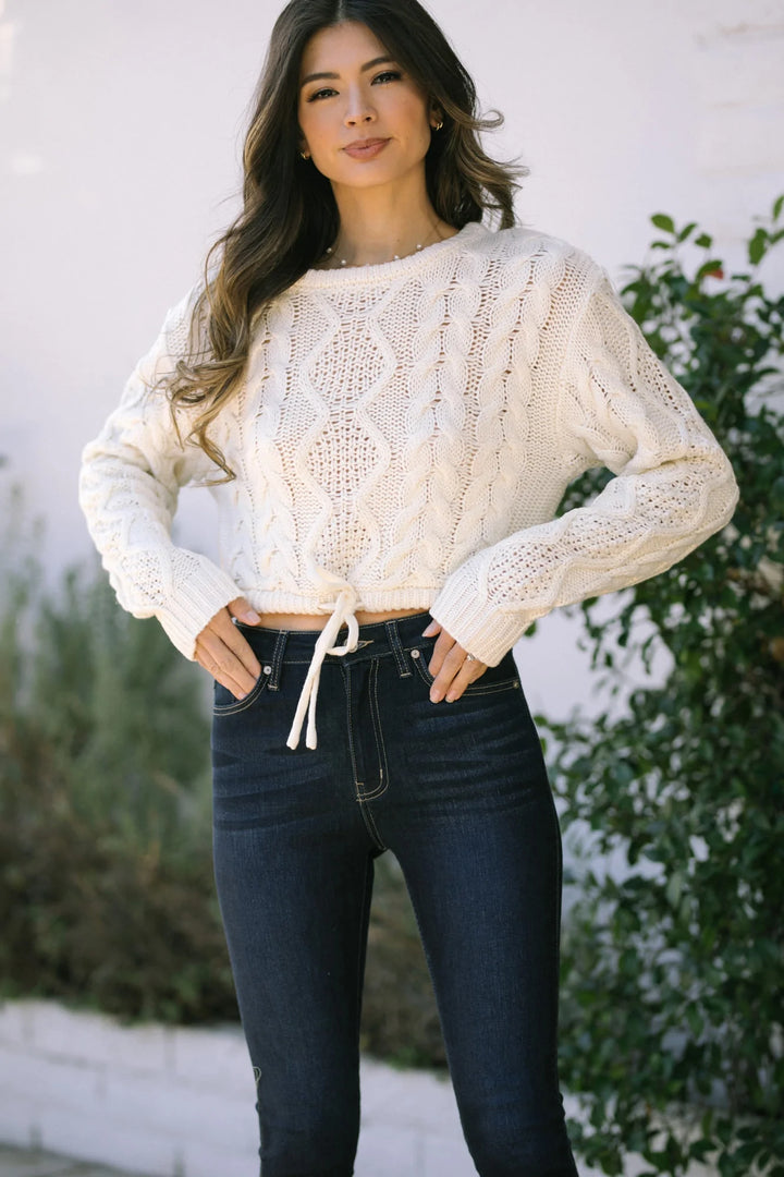 Claudia Cable Knit Sweater