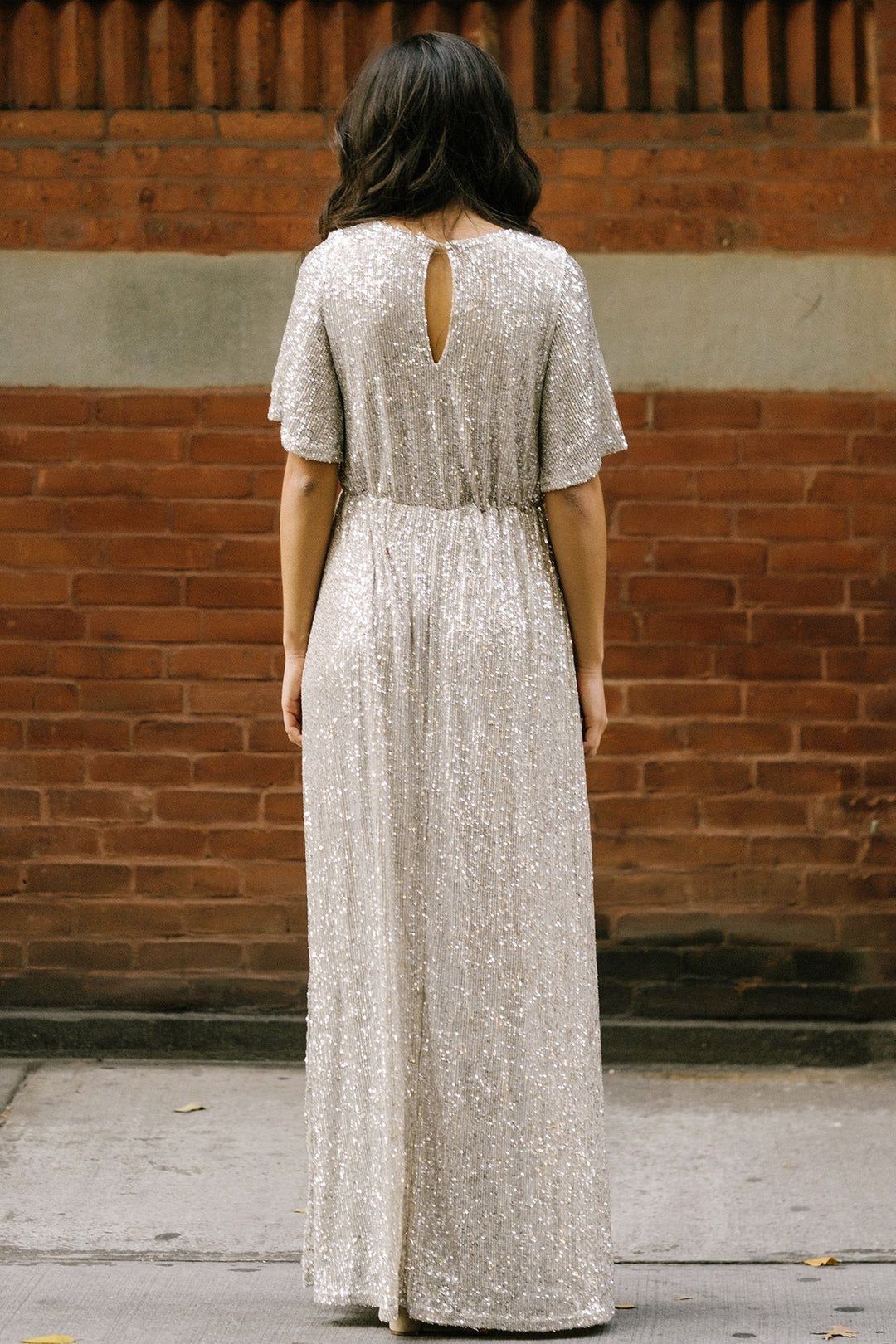 Silver Sequin Maxi Dress - Celia - Morning Lavender Online Boutique Silver / Small by Morning Lavender Silver Sequin Maxi Dress - Celia - Morning Lavender Online Boutique Silver / Small by Morning Lavender