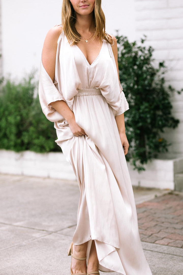 Ciara Draped Maxi Dress