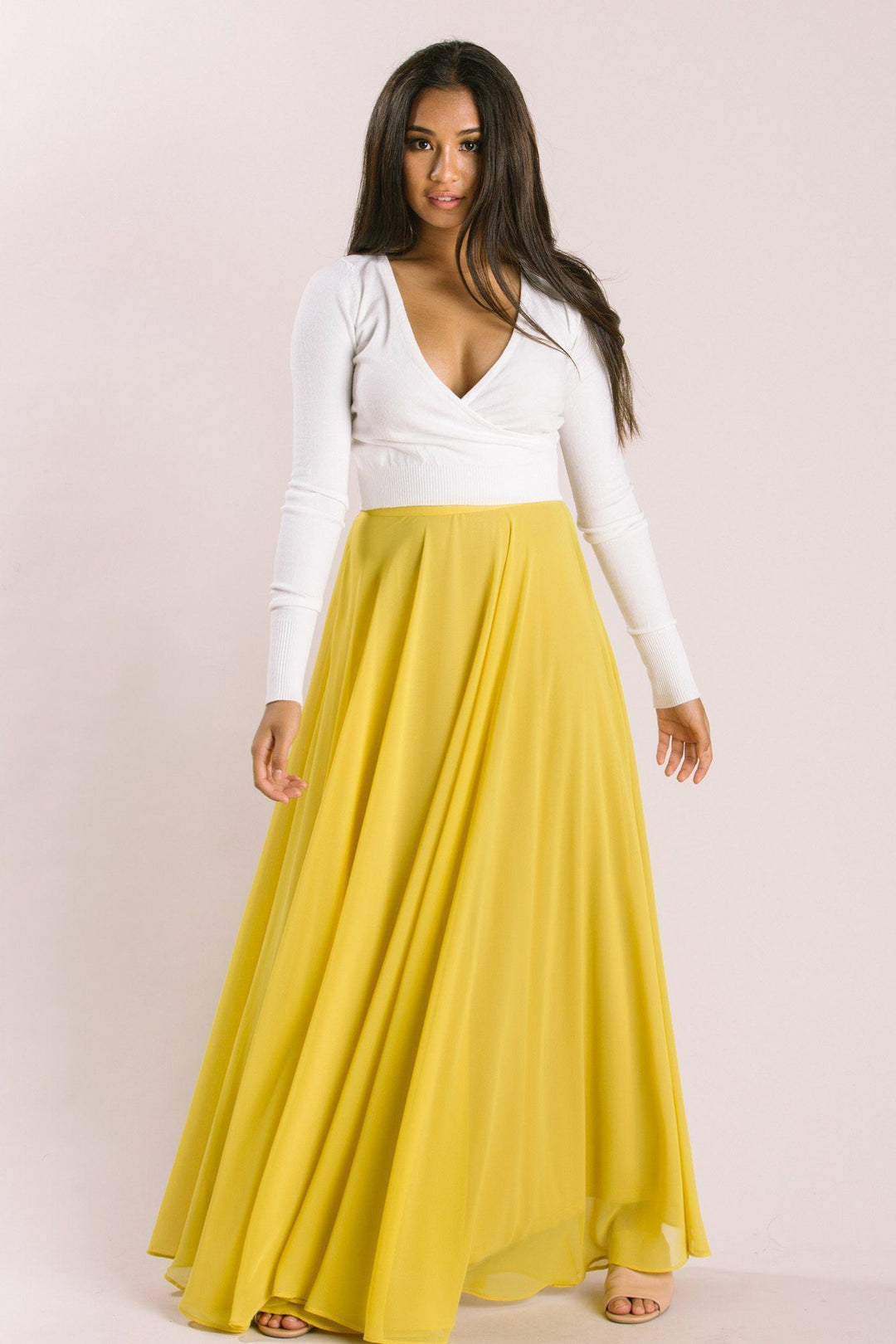 Plus size petite maxi skirt Clearance