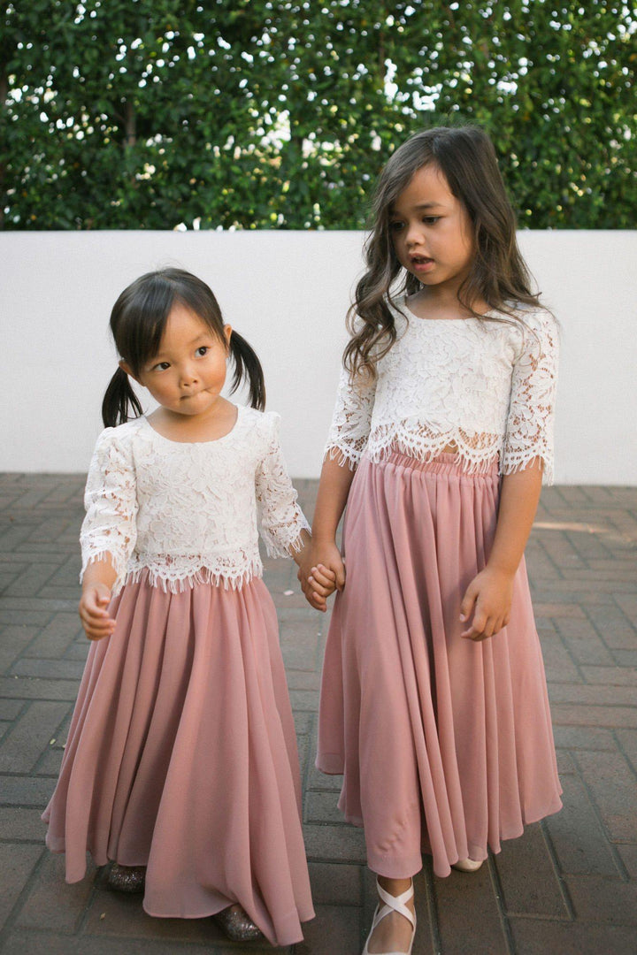 Kids Maxi Skirt Full - Amelia - Morning Lavender Online Boutique