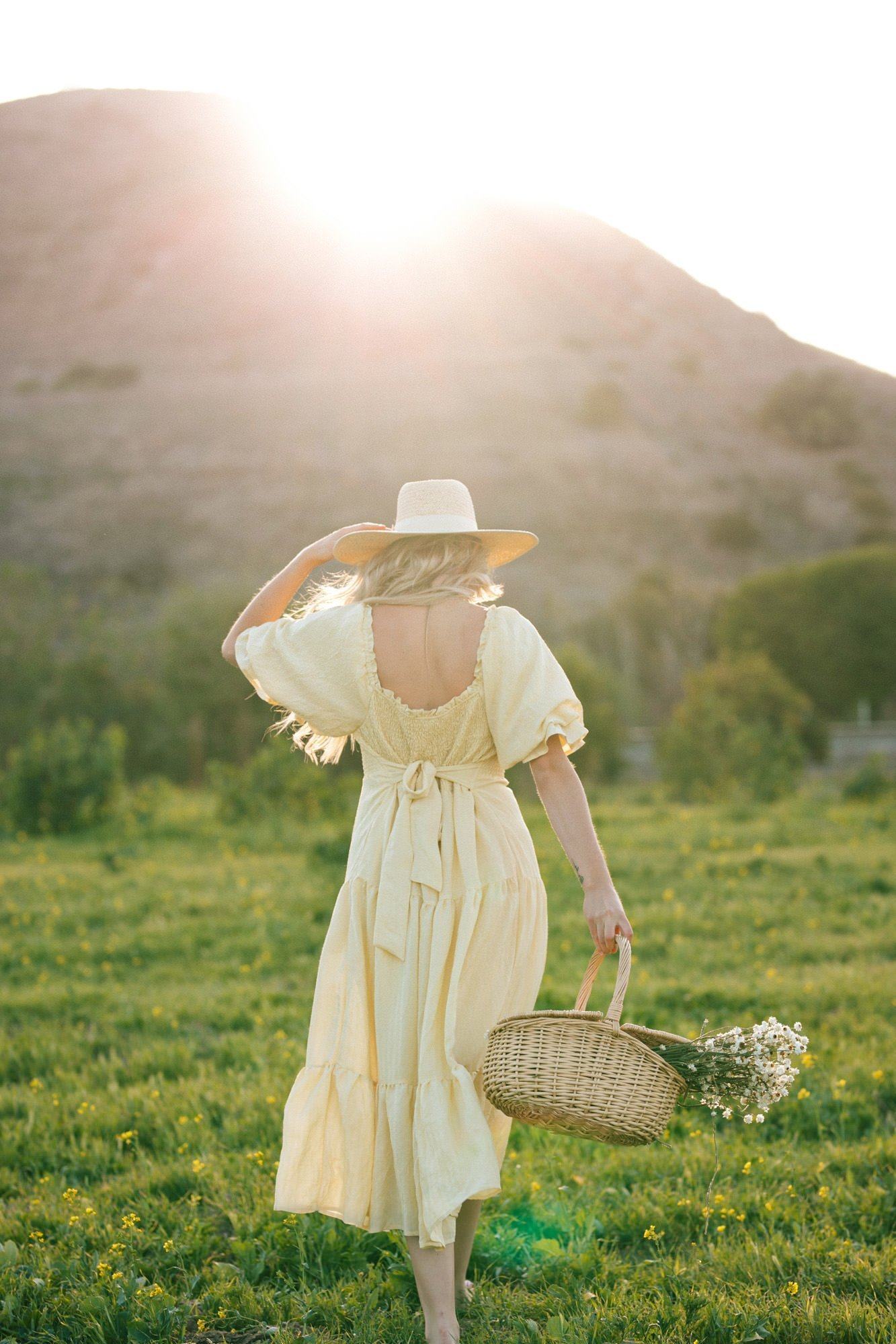 Tiered Midi Dress with Sleeves - Paige - Morning Lavender Online