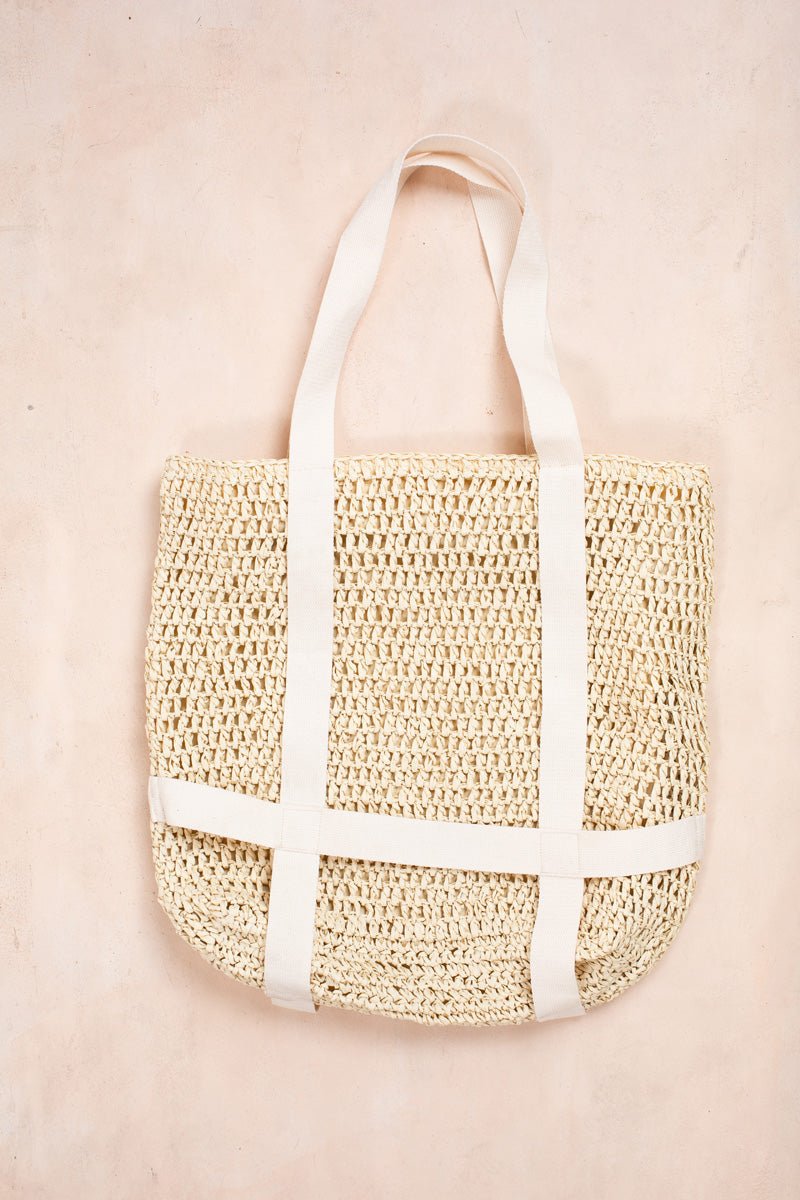 Carolyn Raffia Hat Tote