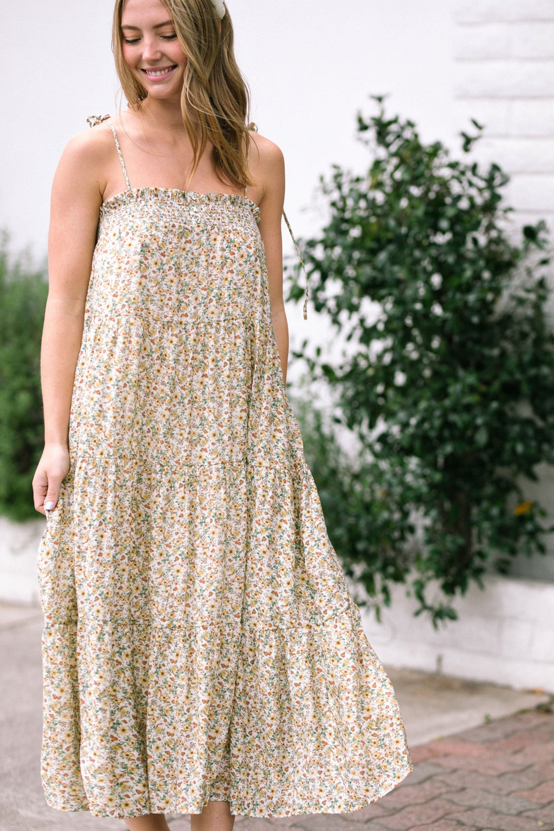 Lily Floral Tiered Dress
