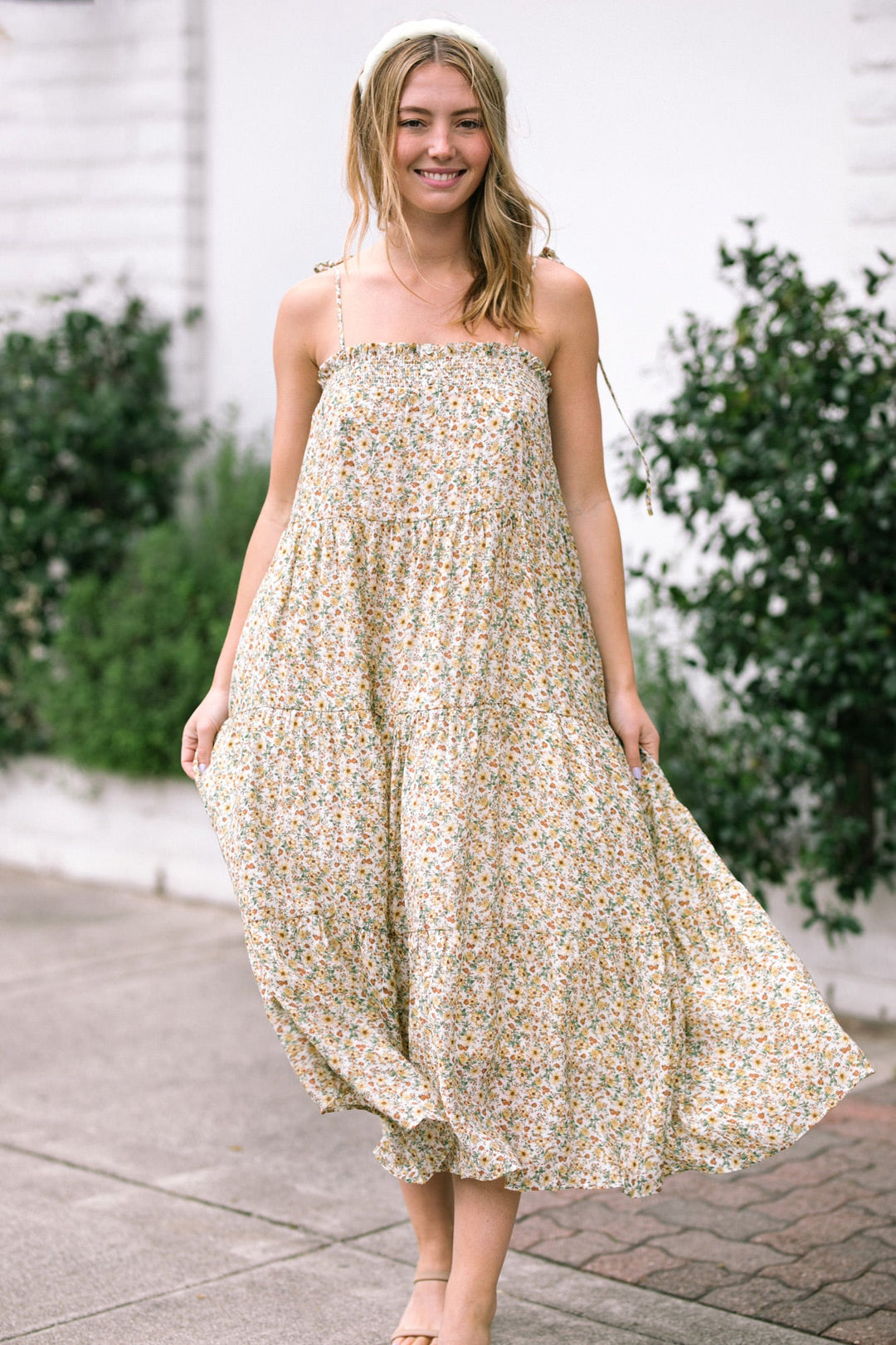 Lily Floral Tiered Dress