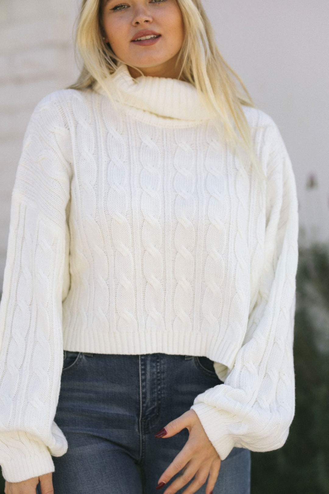 Margot Cable Knit Sweater Sweaters Style Melody 
