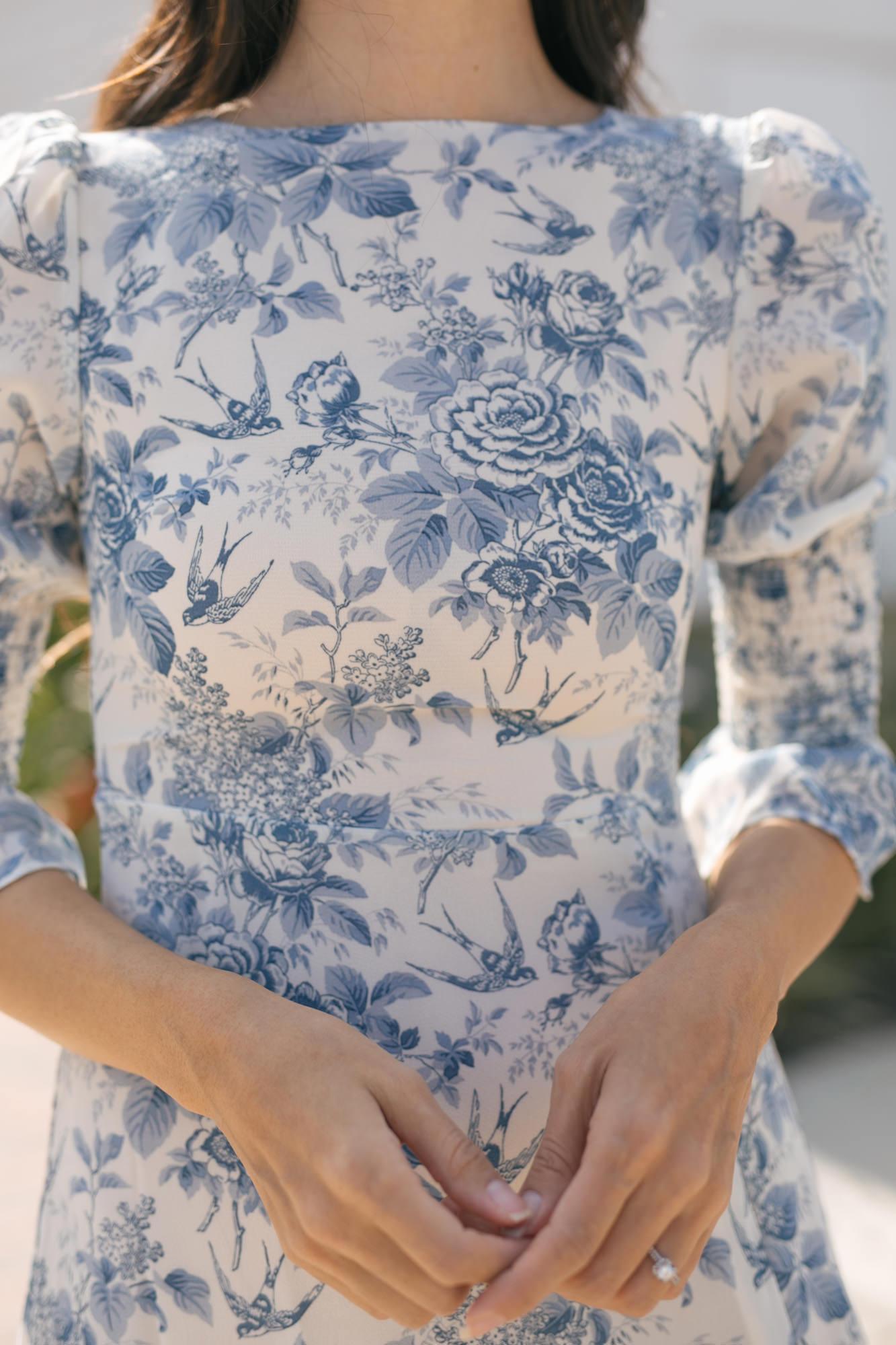 Puff Sleeve Midi Dress - Erin - Morning Lavender Online Boutique